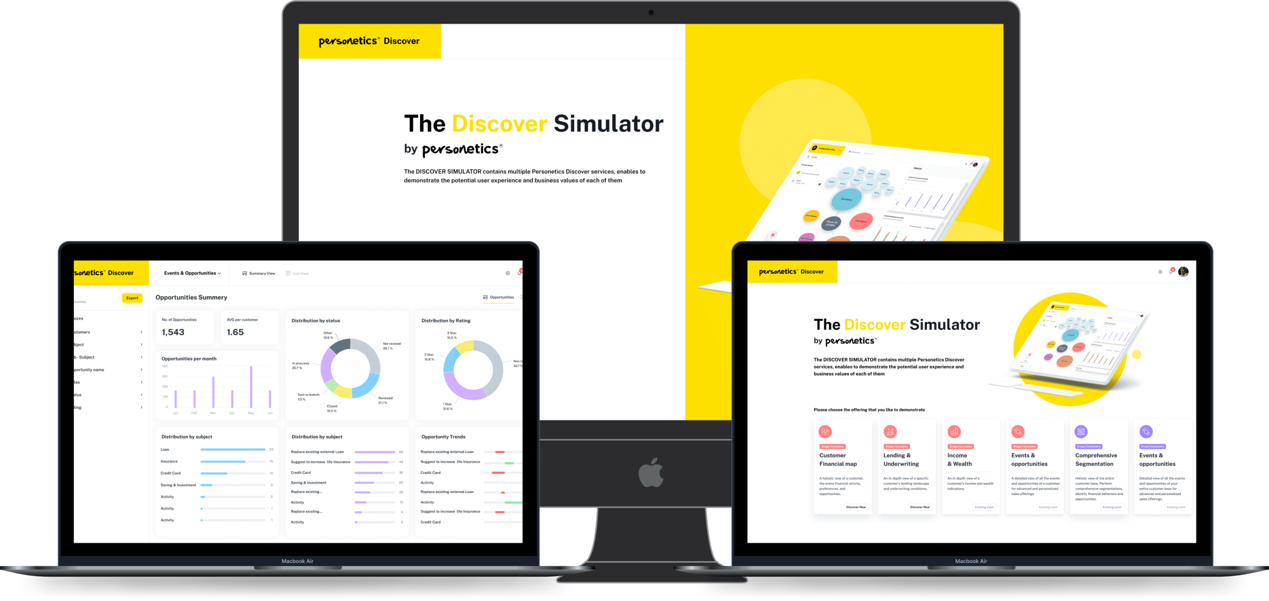 אפיינו, עיצבנו ופיתחנו את ממשק Discover – צילום מסך ראשי