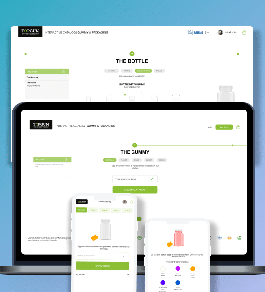 ui-db אפיינו, עיצבנו ופיתחנו את אפליקציית TopGum