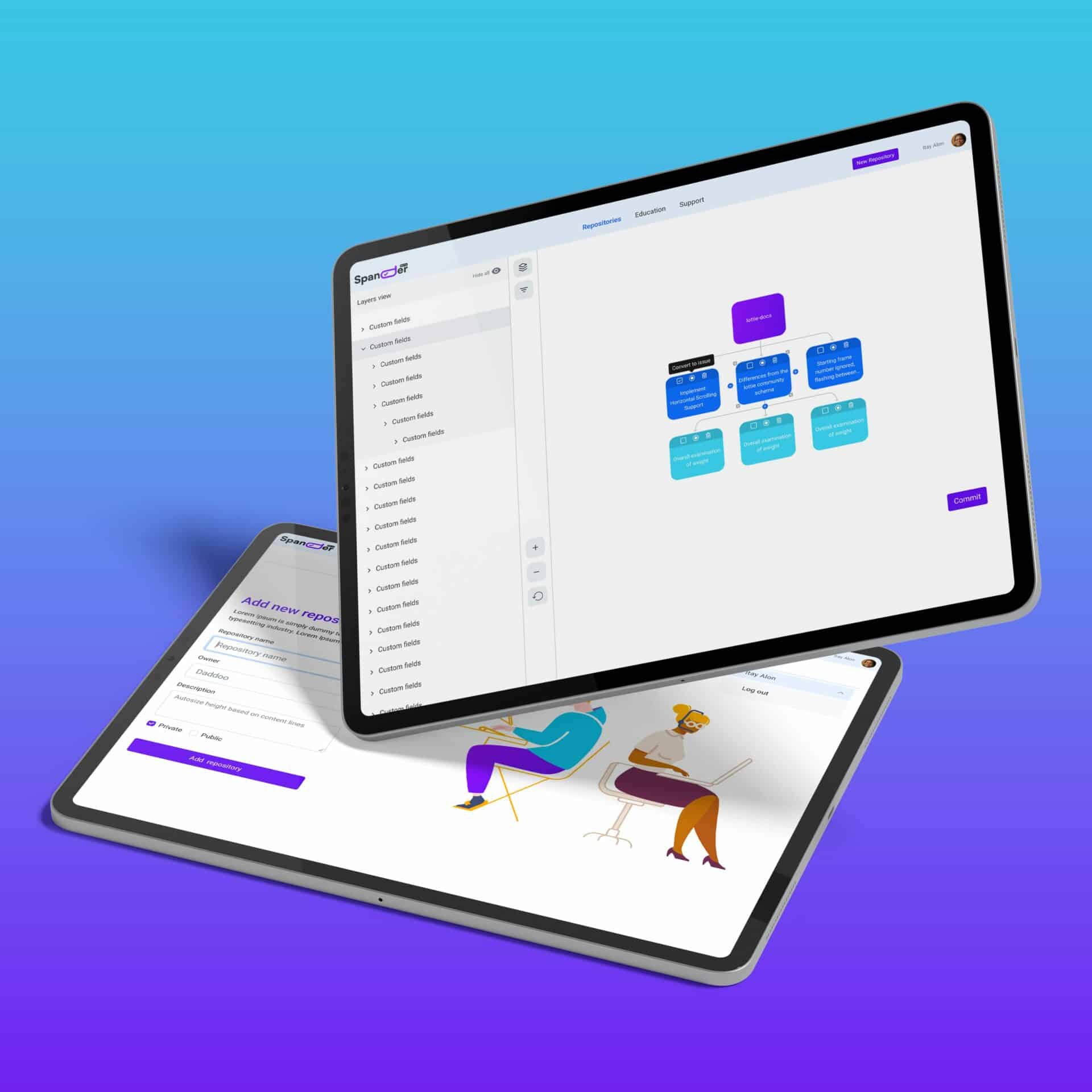 ui-db אפיינו, עיצבנו ופיתחנו את פלטפורמת Spander