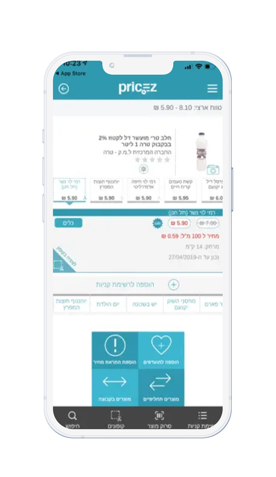 אפיינו, עיצבנו ופיתחנו את אפליקציית פרייסז – מטרה ופתרון